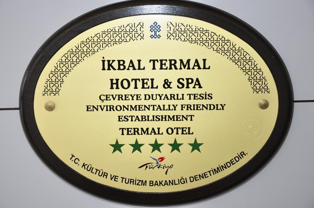 Ikbal Thermal Hotel & Spa Afyon Afyonkarahisar Exterior foto